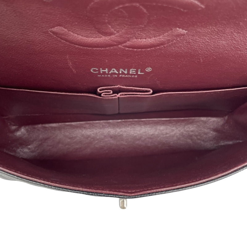 シャネル CHANEL マトラッセ25 A01112 ブラック シルバー金具 キャビアスキン レディース ショルダーバッグ