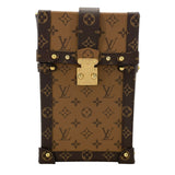 ルイ・ヴィトン LOUIS VUITTON ポシェット トランク ヴェルティカル  M67873 モノグラム・マカサー モノグラム・リバース ユニセックス ショルダーバッグ