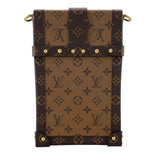 ルイ・ヴィトン LOUIS VUITTON ポシェット トランク ヴェルティカル  モノグラム モノグラム・マカサー モノグラム・リバース ユニセックス ショルダーバッグ