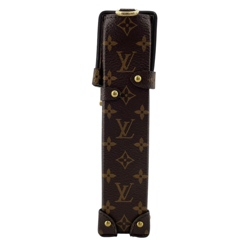 ルイ・ヴィトン LOUIS VUITTON ポシェット トランク ヴェルティカル  モノグラム モノグラム・マカサー モノグラム・リバース ユニセックス ショルダーバッグ