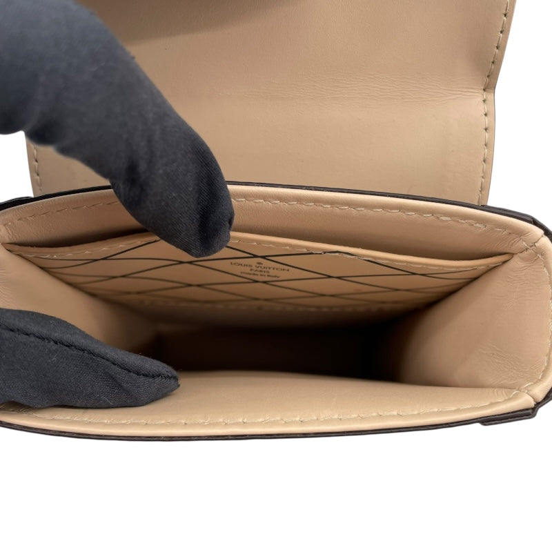ルイ・ヴィトン LOUIS VUITTON ポシェット トランク ヴェルティカル  モノグラム モノグラム・マカサー モノグラム・リバース ユニセックス ショルダーバッグ