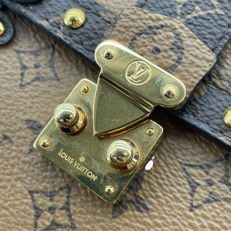 ルイ・ヴィトン LOUIS VUITTON ポシェット トランク ヴェルティカル  モノグラム モノグラム・マカサー モノグラム・リバース ユニセックス ショルダーバッグ