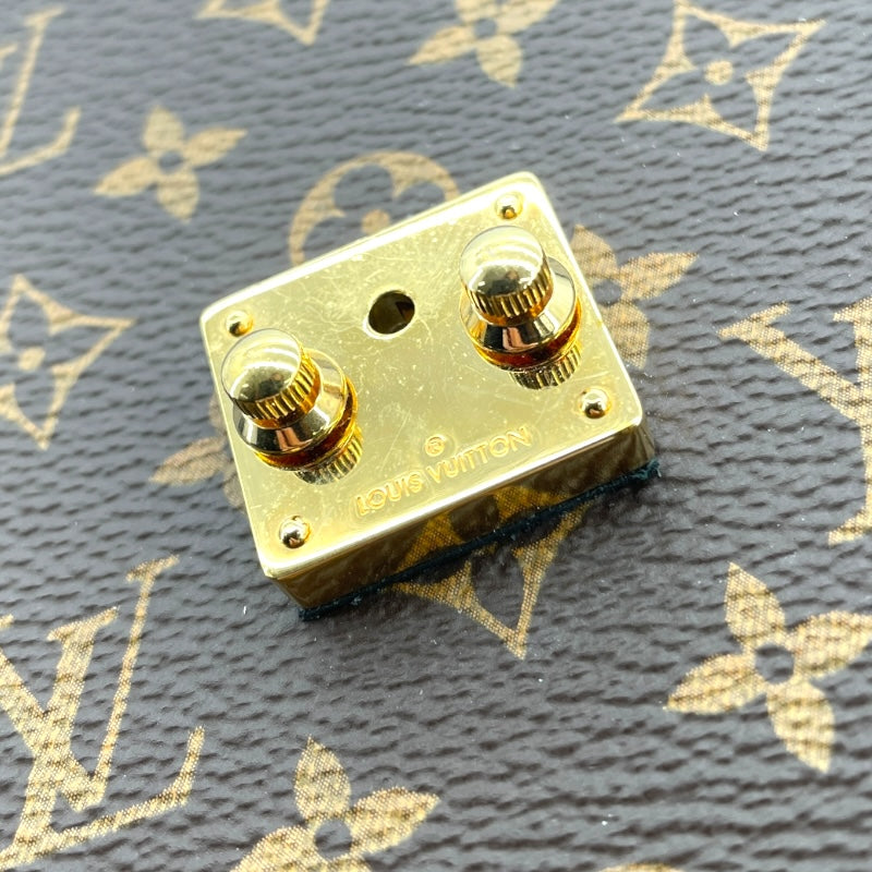ルイ・ヴィトン LOUIS VUITTON ポシェット トランク ヴェルティカル M63913 ブラウン モノグラム レディース ショルダーバッグ