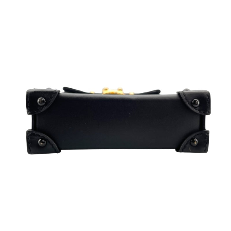 ルイ・ヴィトン LOUIS VUITTON ポシェット トランク ヴェルティカル M63913 ブラウン モノグラム レディース ショルダーバッグ