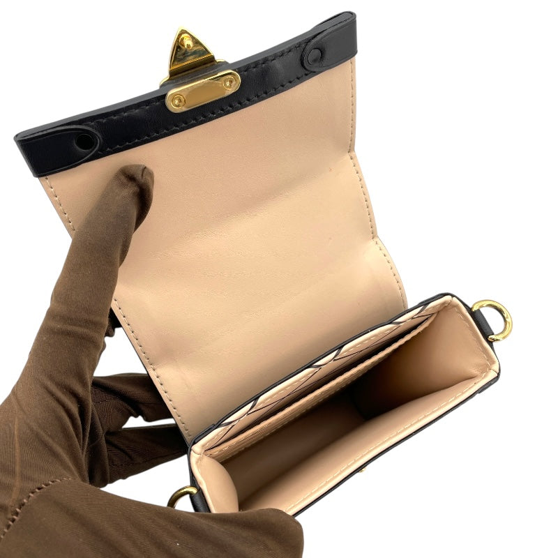ルイ・ヴィトン LOUIS VUITTON ポシェット トランク ヴェルティカル M63913 ブラウン モノグラム レディース ショルダーバッグ