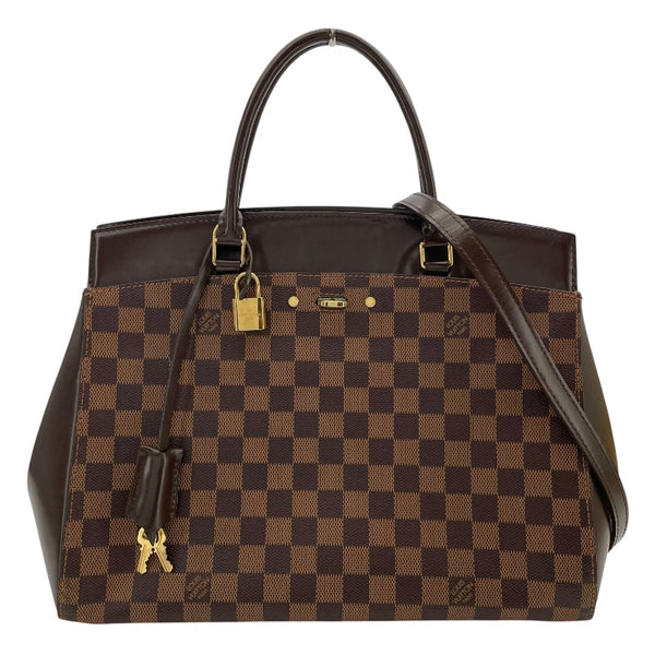 ルイ・ヴィトン LOUIS VUITTON リヴォリMM N41150 ブラウン ダミエ・エベヌ レディース ショルダーバッグ