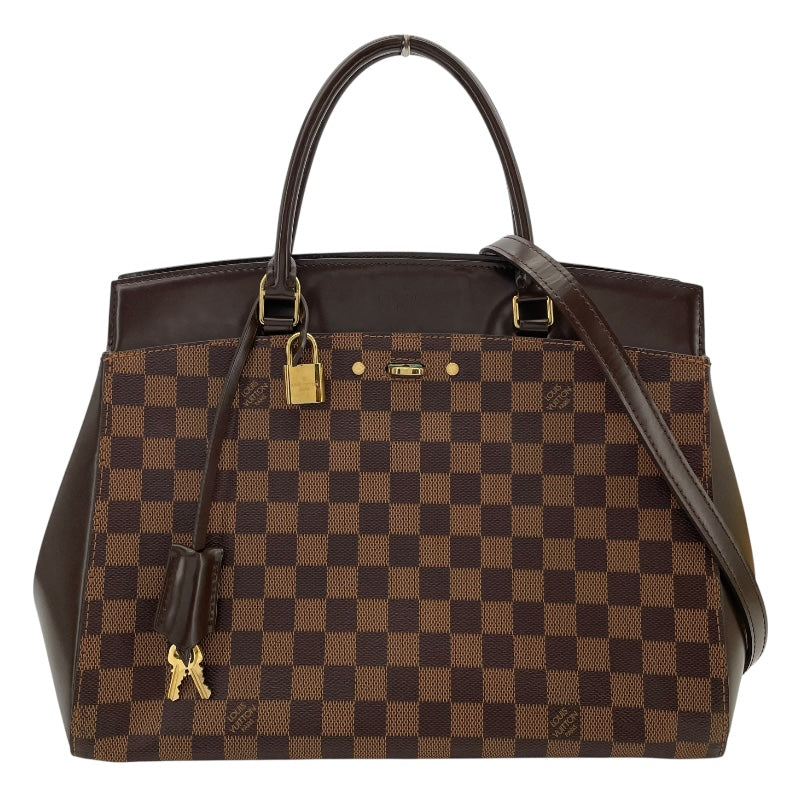 ルイ・ヴィトン LOUIS VUITTON リヴォリMM N41150 ブラウン ダミエ・エベヌ レディース ショルダーバッグ