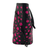 ルイ・ヴィトン LOUIS VUITTON ネヴァーフルMM 草間彌生コラボ M46419 ブラック/ピンク モノグラム・アンプラント レディース トートバッグ