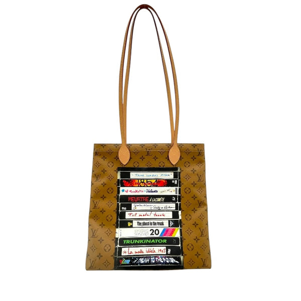 ルイ・ヴィトン LOUIS VUITTON キャリーイット M45198 ブラウン モノグラム・リバース レディース トートバッグ