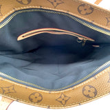 ルイ・ヴィトン LOUIS VUITTON キャリーイット M45198 ブラウン モノグラム・リバース レディース トートバッグ