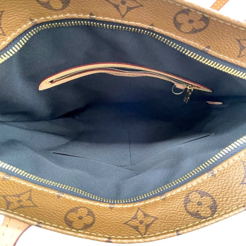 ルイ・ヴィトン LOUIS VUITTON キャリーイット M45198 ブラウン モノグラム・リバース レディース トートバッグ