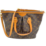 ルイ・ヴィトン LOUIS VUITTON パレルモPM M40145 ブラウン モノグラム レディース ハンドバッグ