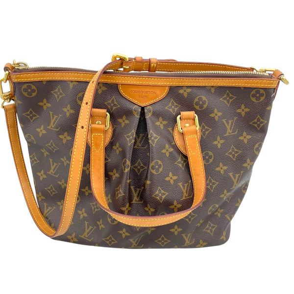ルイ・ヴィトン LOUIS VUITTON パレルモPM M40145 ブラウン モノグラム レディース ハンドバッグ