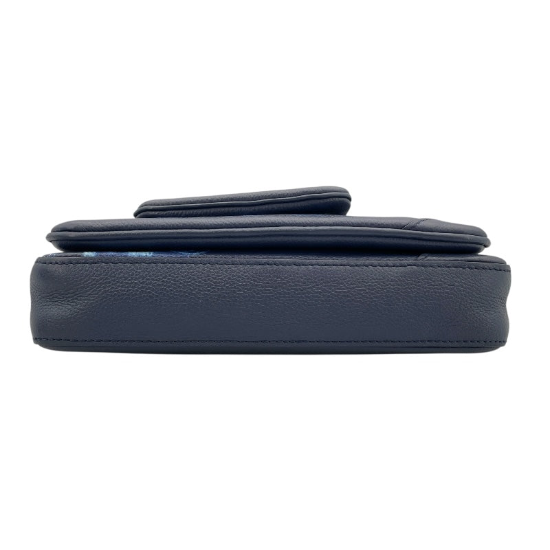 ルイ・ヴィトン LOUIS VUITTON トリオメッセンジャー M57840 ブルー モノグラム・ウォーターカラー メンズ ショルダーバッグ