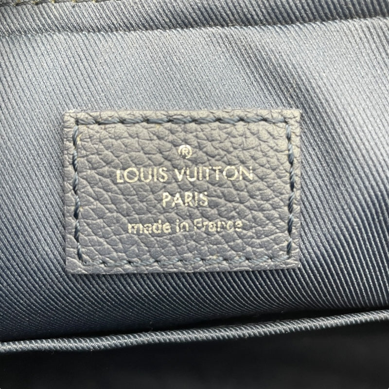 ルイ・ヴィトン LOUIS VUITTON トリオメッセンジャー M57840 ブルー モノグラム・ウォーターカラー メンズ ショルダーバッグ