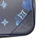 ルイ・ヴィトン LOUIS VUITTON トリオメッセンジャー M57840 ブルー モノグラム・ウォータカラー メンズ メッセンジャーバッグ