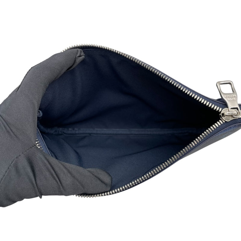 ルイ・ヴィトン LOUIS VUITTON トリオメッセンジャー M57840 ブルー モノグラム・ウォータカラー メンズ メッセンジャーバッグ