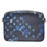 ルイ・ヴィトン LOUIS VUITTON トリオメッセンジャー M57840 ブルー モノグラム・ウォータカラー メンズ メッセンジャーバッグ