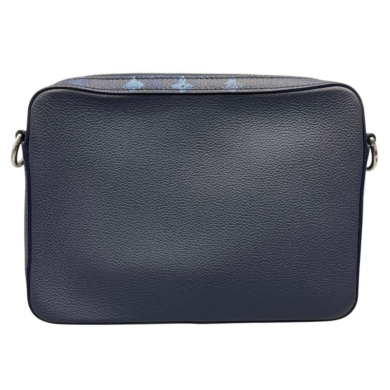 ルイ・ヴィトン LOUIS VUITTON トリオメッセンジャー M57840 ブルー モノグラム・ウォータカラー メンズ メッセンジャーバッグ