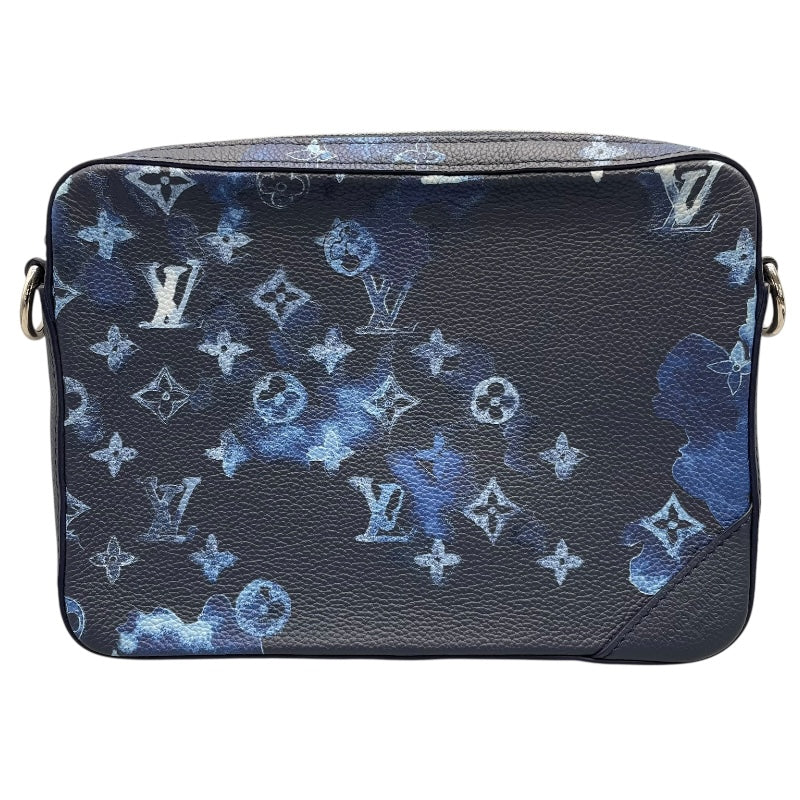 ルイ・ヴィトン LOUIS VUITTON トリオメッセンジャー M57840 ブルー モノグラム・ウォータカラー メンズ メッセンジャーバッグ