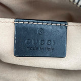 グッチ GUCCI GGマーモント　ウエストバッグ 476434 ブラック レザー レディース ウエストバッグ