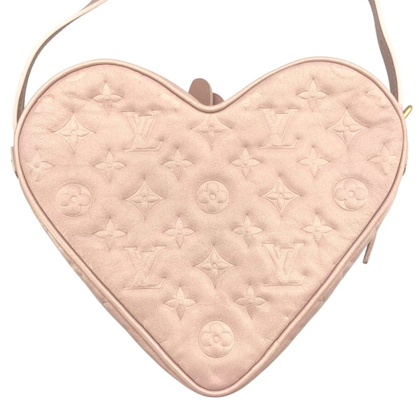 ルイ・ヴィトン LOUIS VUITTON サック・クール フォーリンラブ ハートボックス M58738 ピンク レザー レディース ショルダーバッグ