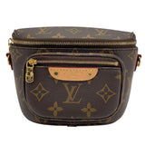 ルイ・ヴィトン LOUIS VUITTON ミニ バムバッグ M82335  ブラウン モノグラムキャンバス レディース ショルダーバッグ