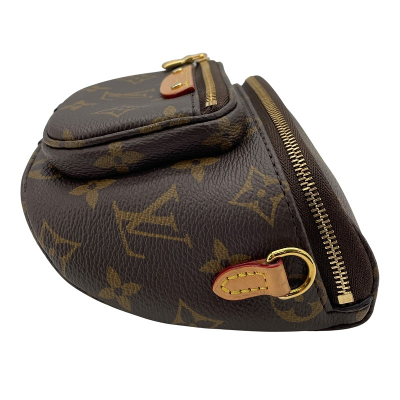 ルイ・ヴィトン LOUIS VUITTON ミニ バムバッグ M82335  ブラウン モノグラムキャンバス レディース ショルダーバッグ
