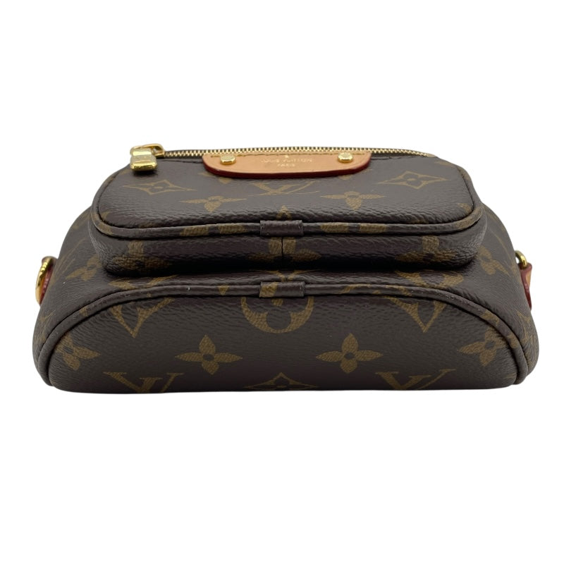 ルイ・ヴィトン LOUIS VUITTON ミニ バムバッグ M82335  ブラウン モノグラムキャンバス レディース ショルダーバッグ