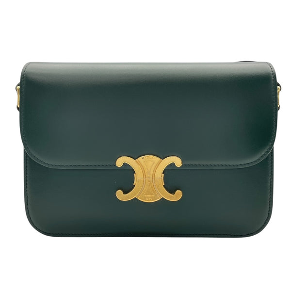 セリーヌ CELINE クラシックトリオンフバッグ 187363BF4.31AN アマゾン シャイニーカーフスキン レディース ショルダーバッグ
