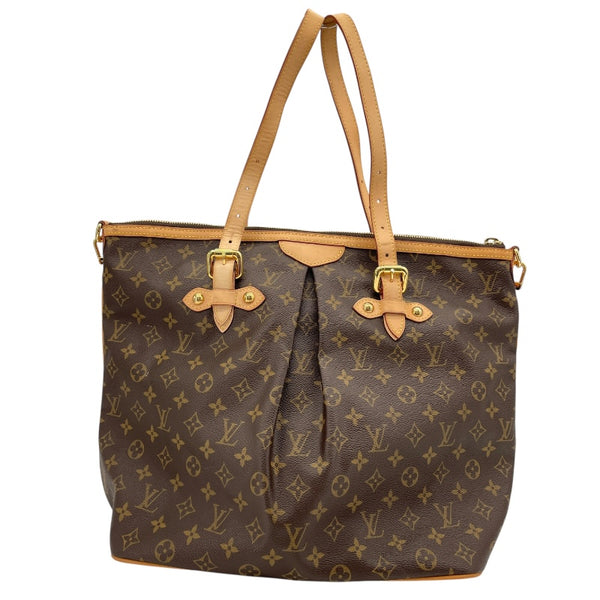 ルイ・ヴィトン LOUIS VUITTON パレルモGM M40146  ブラウン モノグラムキャンバス レディース ショルダーバッグ