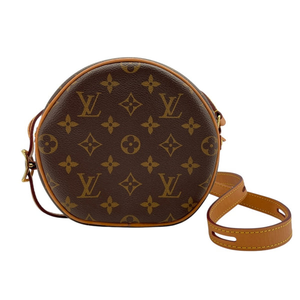 ルイ・ヴィトン LOUIS VUITTON ボワット・シャポー・スープルPM M45578 ブラウン モノグラムキャンバス レディース ショルダーバッグ