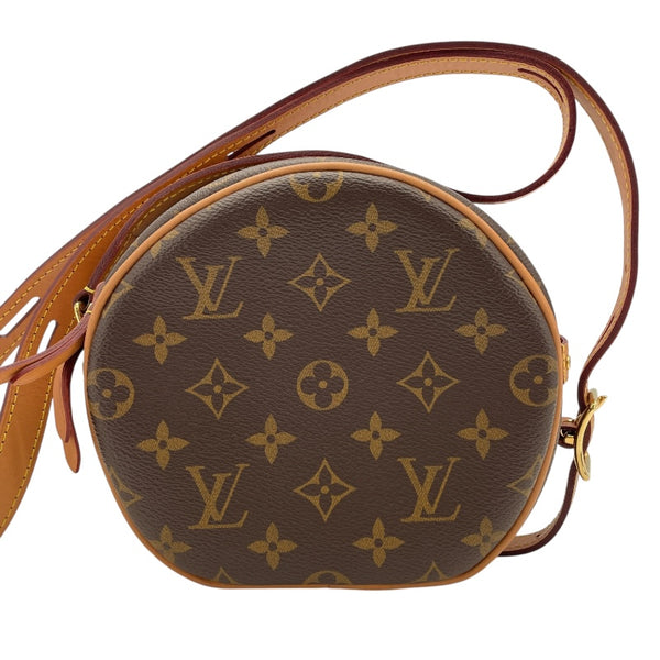 ルイ・ヴィトン LOUIS VUITTON ボワット・シャポー・スープルPM M45578 ブラウン モノグラムキャンバス レディース ショルダーバッグ