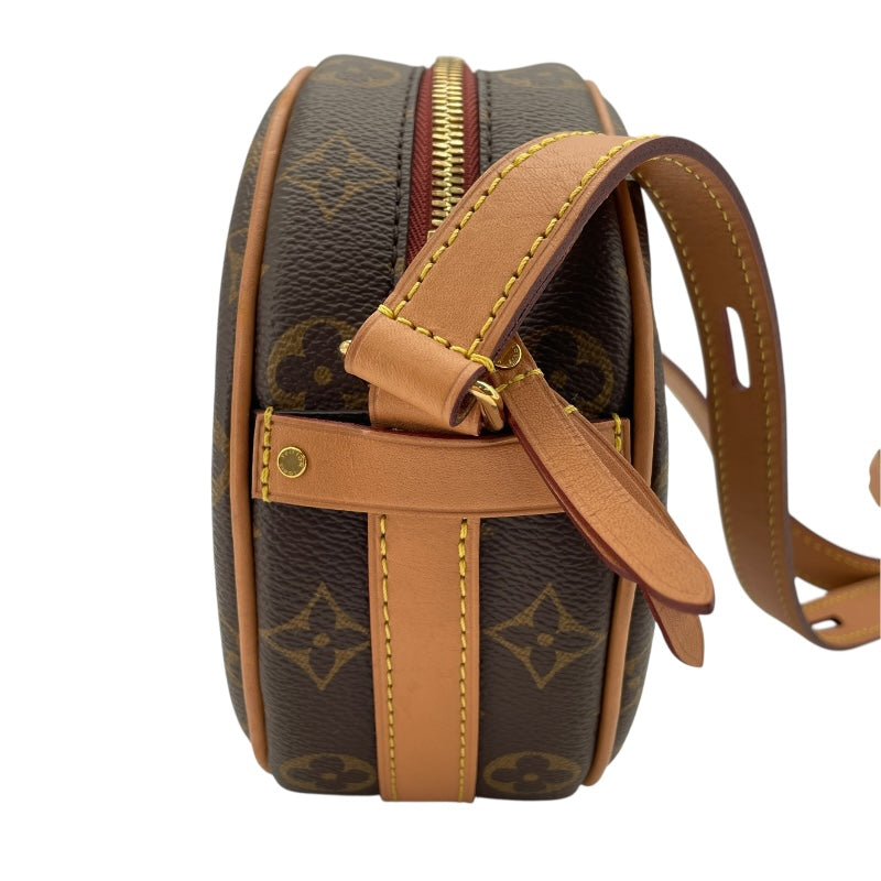 ルイ・ヴィトン LOUIS VUITTON ボワット・シャポー・スープルPM M45578 ブラウン モノグラムキャンバス レディース ショルダーバッグ