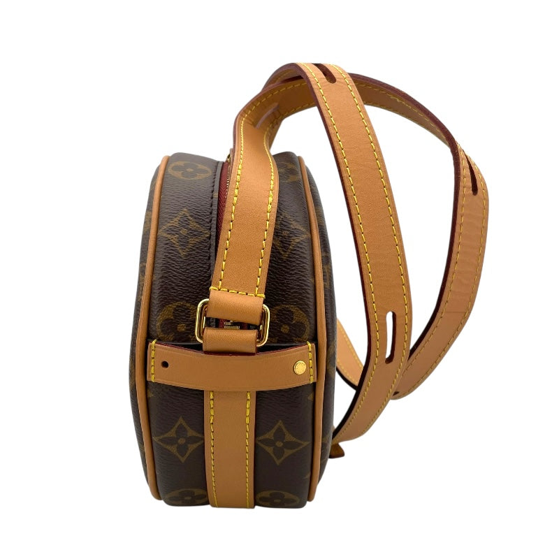 ルイ・ヴィトン LOUIS VUITTON ボワット・シャポー・スープルPM M45578 ブラウン モノグラム・キャンバス レディース ショルダーバッグ