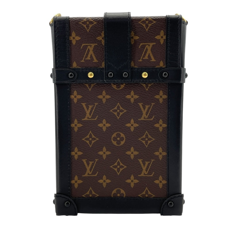 ルイ・ヴィトン LOUIS VUITTON ポシェット トランク ヴェルティカル  M63913  ブラウン モノグラムキャンバス ユニセックス ショルダーバッグ
