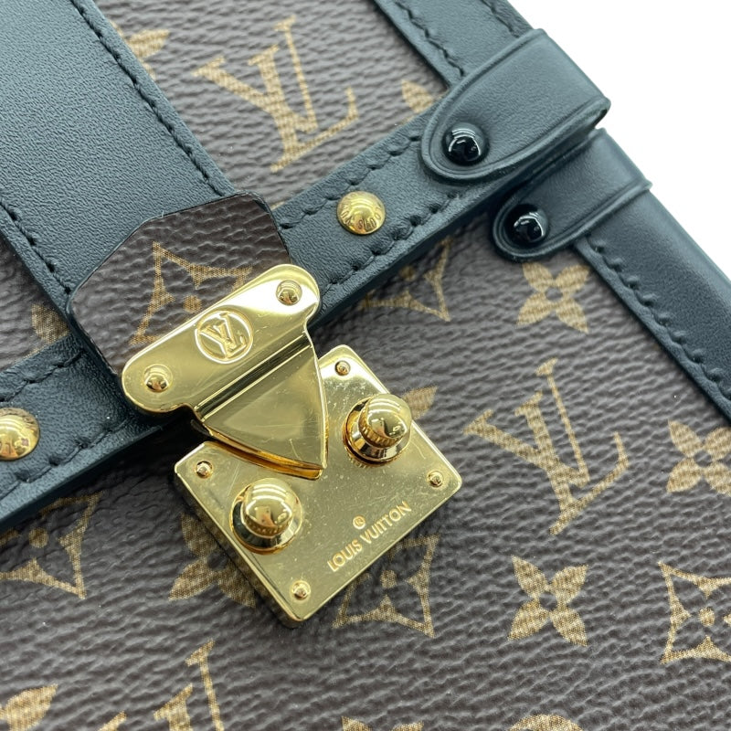 ルイ・ヴィトン LOUIS VUITTON ポシェット トランク ヴェルティカル  M63913  ブラウン モノグラムキャンバス ユニセックス ショルダーバッグ