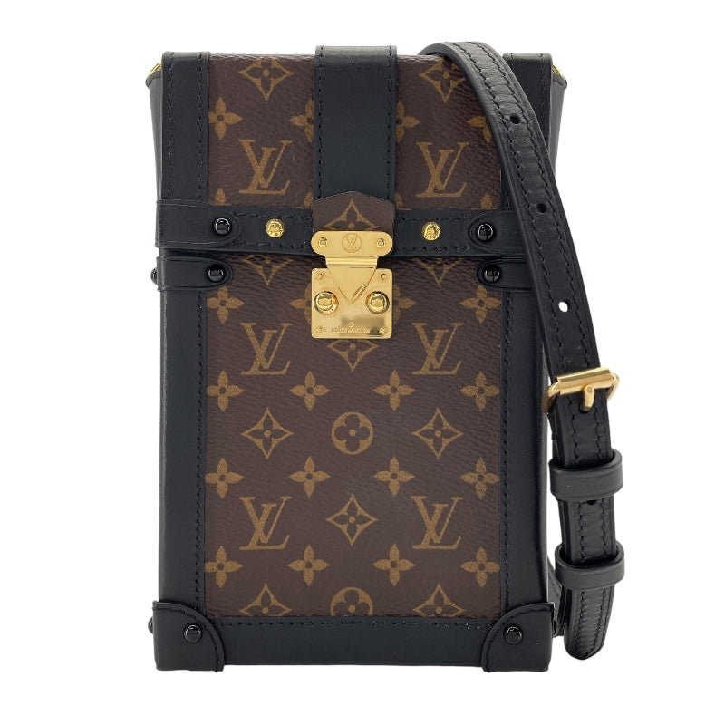ルイ・ヴィトン LOUIS VUITTON ポシェット トランク ヴェルティカル  M63913  ブラウン モノグラムキャンバス ユニセックス ショルダーバッグ