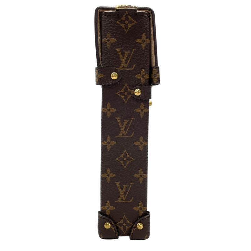 ルイ・ヴィトン LOUIS VUITTON ポシェット トランク ヴェルティカル  M67873 ブラウン モノグラム・リバース ユニセックス ショルダーバッグ