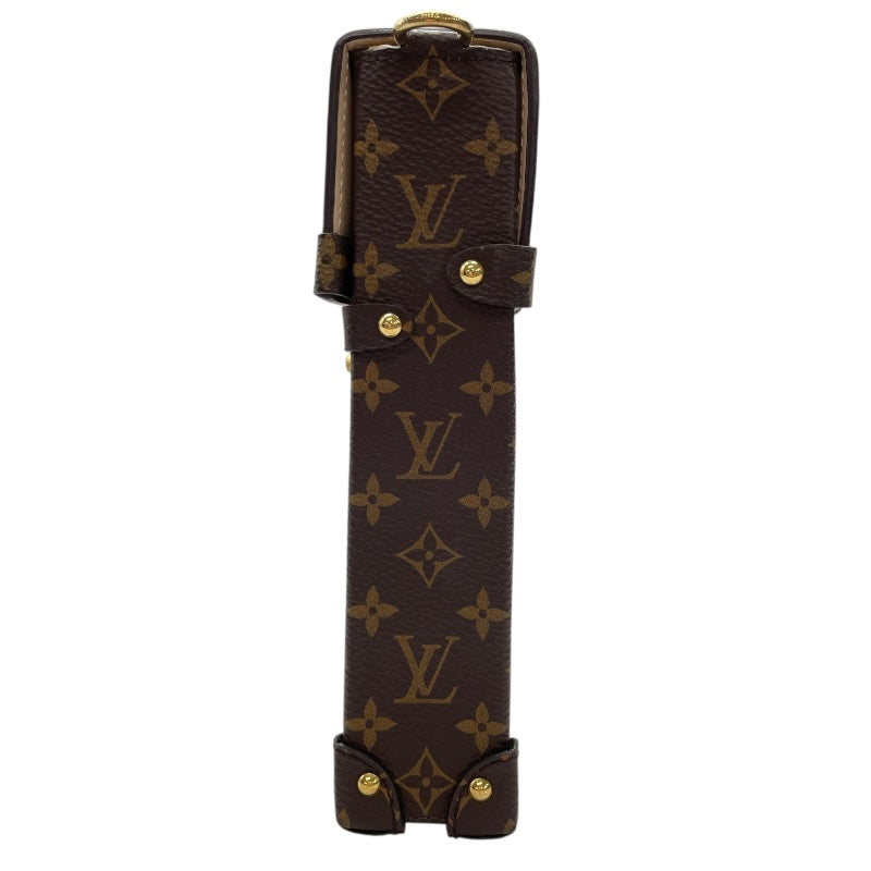 ルイ・ヴィトン LOUIS VUITTON ポシェット トランク ヴェルティカル  M67873 ブラウン モノグラム・リバース ユニセックス ショルダーバッグ