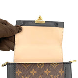 ルイ・ヴィトン LOUIS VUITTON ポシェット トランク ヴェルティカル M63913 ブラウン モノグラム レディース ショルダーバッグ