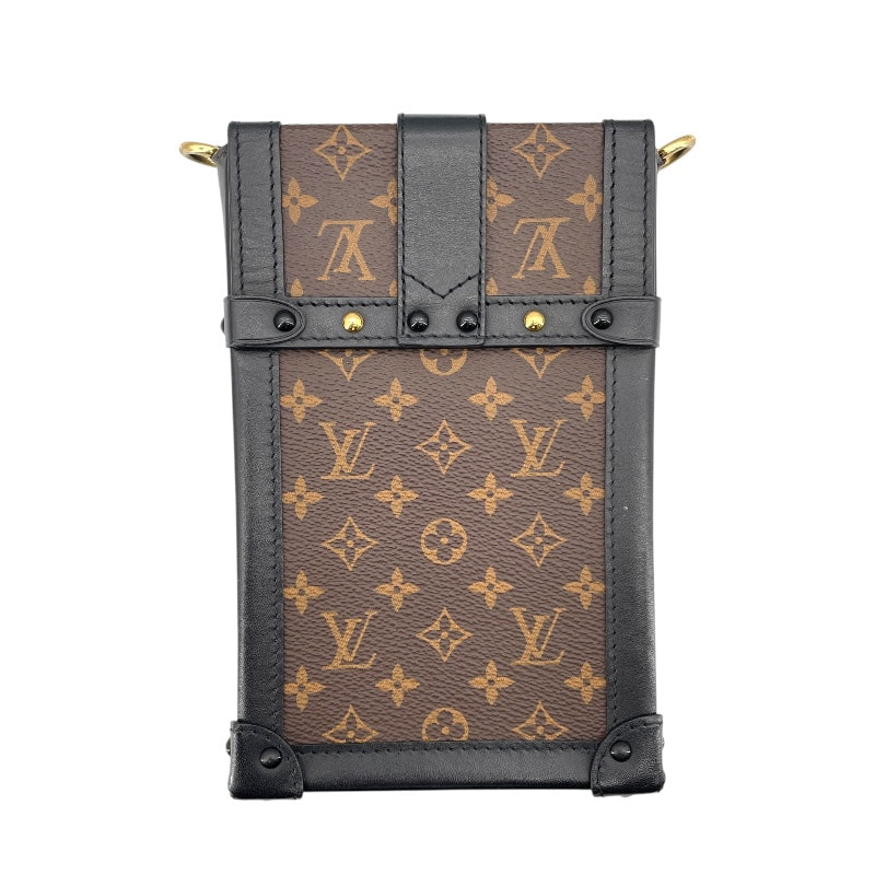 ルイ・ヴィトン LOUIS VUITTON ポシェット トランク ヴェルティカル M63913 ブラウン モノグラム レディース ショルダーバッグ