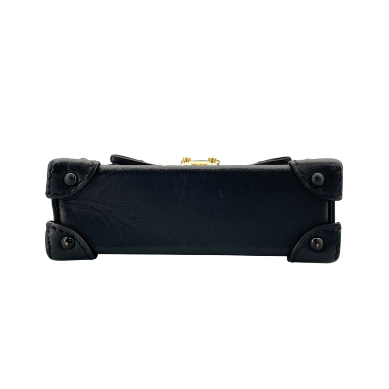 ルイ・ヴィトン LOUIS VUITTON ポシェット トランク ヴェルティカル M63913 ブラウン モノグラム レディース ショルダーバッグ