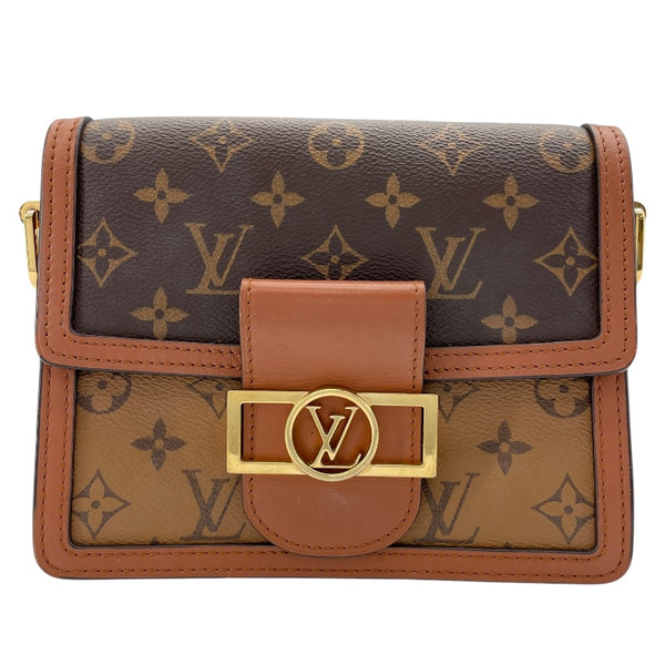 ルイ・ヴィトン LOUIS VUITTON ドーフィーヌ MINI M45959 ブラウン モノグラム・リバース レディース ショルダーバッグ