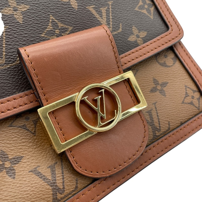ルイ・ヴィトン LOUIS VUITTON ドーフィーヌ MINI M45959 ブラウン モノグラム・リバース レディース ショルダーバッグ