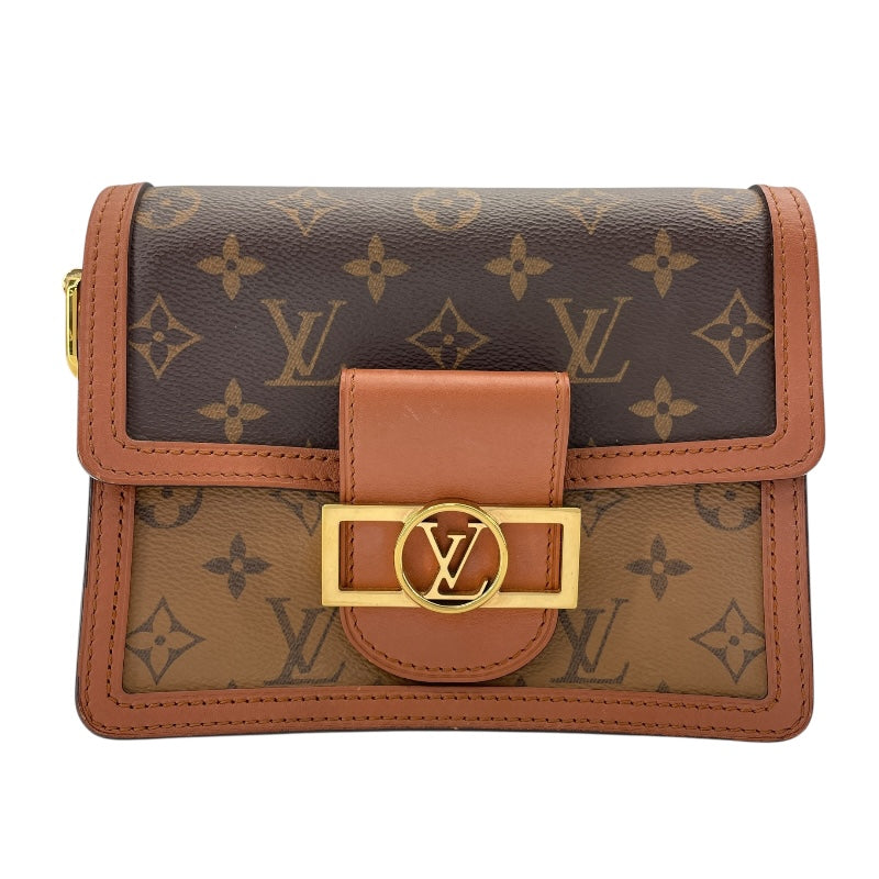 ルイ・ヴィトン LOUIS VUITTON ドーフィーヌ MINI M45959 ブラウン モノグラム・リバース レディース ショルダーバッグ