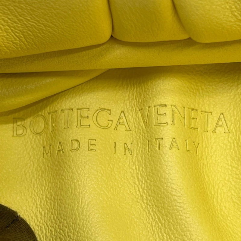 ボッテガ・ヴェネタ BOTTEGA VENETA ホーボーショルダー イエロー レザー レディース ショルダーバッグ