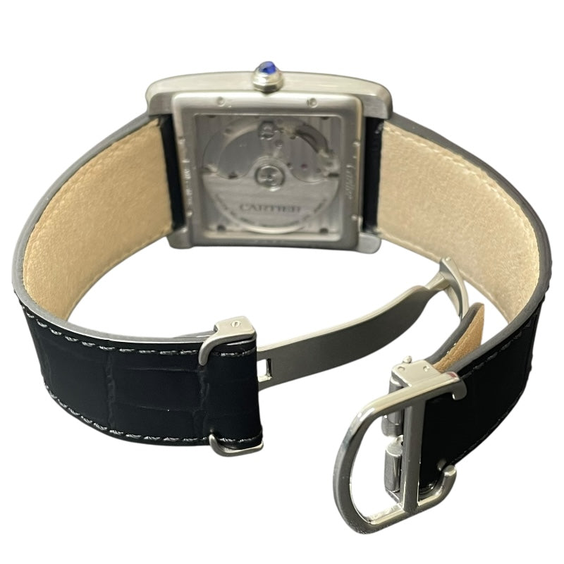 カルティエ Cartier タンク MC オートマティック W5330004 ステンレススチール　 自動巻き メンズ 腕時計