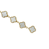 ヴァンクリーフ＆アーペル Van Cleef & Arpels アルハンブラ  ホワイトシェル 122974 ホワイトシェル K18YG レディース 腕時計