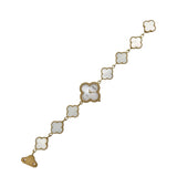 ヴァンクリーフ＆アーペル Van Cleef & Arpels アルハンブラ  ホワイトシェル 122974 ホワイトシェル K18YG レディース 腕時計